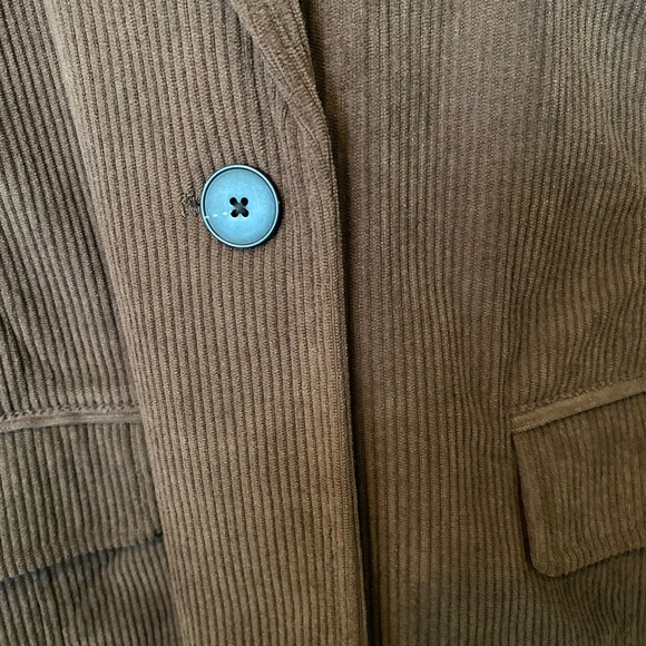 St John’s Bay Brown Corduroy Blazer - Picture 4 of 7